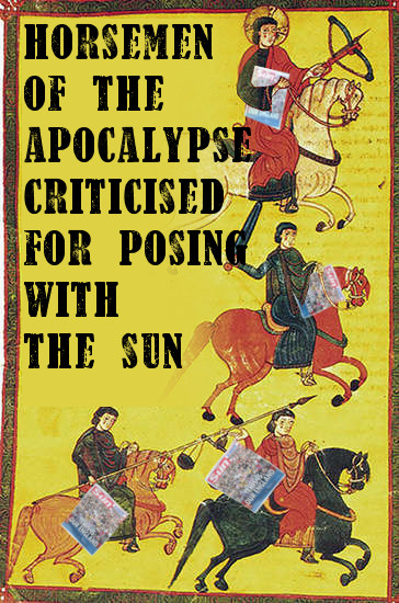 Four horsemen come out in support of The Sun